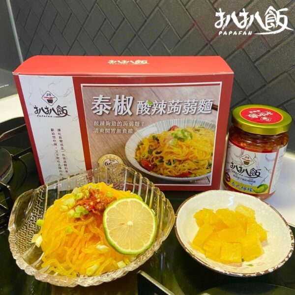 現貨附發票 扒扒飯 泰椒酸辣低卡蒟蒻麵料理包 低熱量 高纖 開封即食 低卡蒟蒻 低卡麵 拌麵 懶人料理 扒扒飯 蒟蒻麵