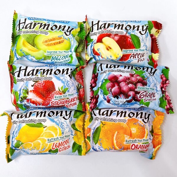 現貨附發票 Harmony 水果香皂 70g (哈密瓜／蘋果／草莓／檸檬／柳橙／葡萄) 峇厘島 香皂 水果皂 新包裝